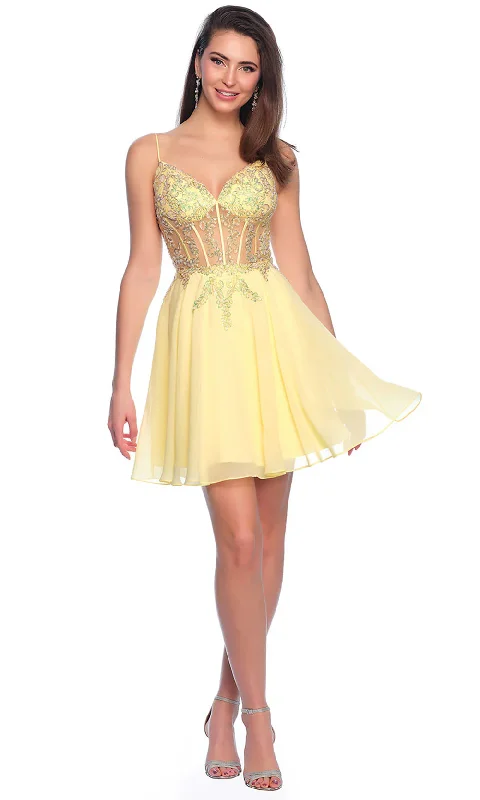Dave & Johnny 11789 - Sleeveless A-Line Cocktail Dress