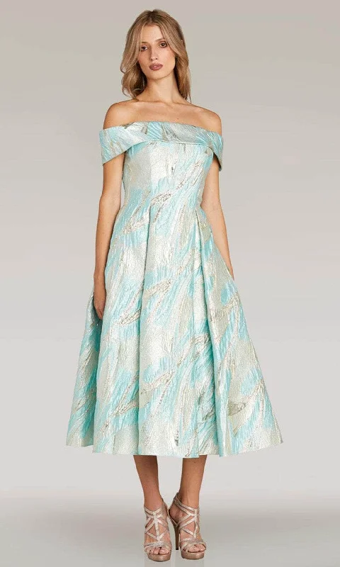 Feriani Couture 18341 - Straight Across A-Line Evening Dress