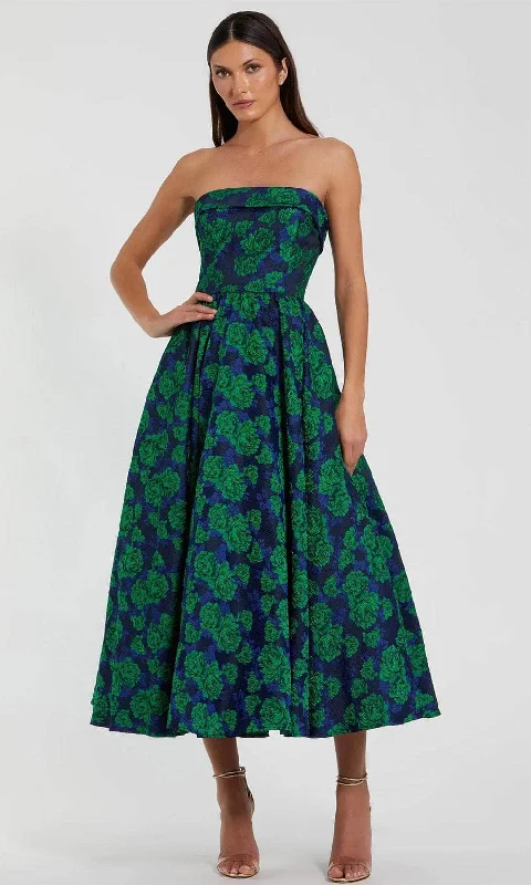 Mac Duggal 27594 - Floral Brocade A-Line Cocktail Dress