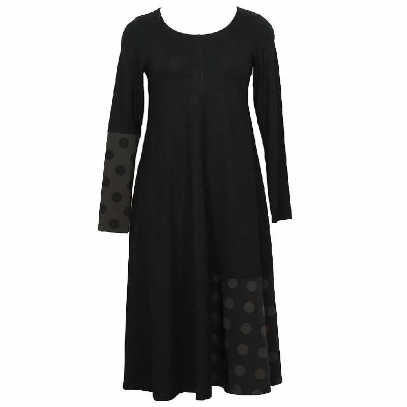 Alembika Line Black Brown Dress