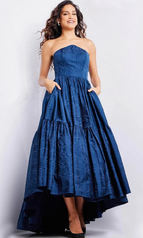 Jovani 26152 - Strapless High Low Evening Dress