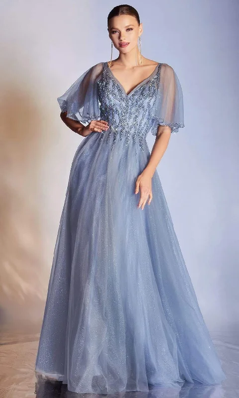 Ladivine CD0175 - Embellished V-Neck Prom Gown Prom Dress
