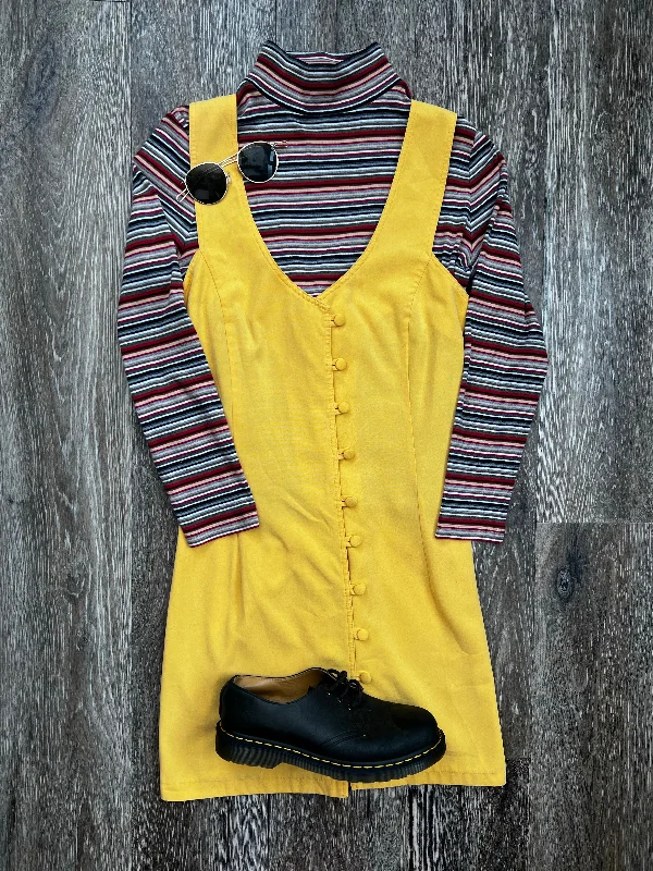 Yellow strap dress (size 14)
