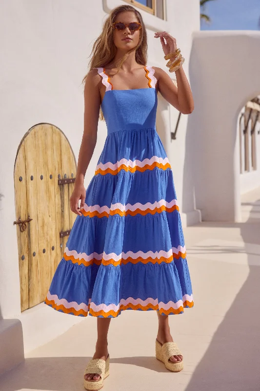 Tammi Dress In Sundae Ric Rac