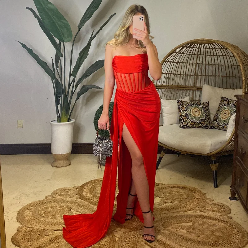 Becca Dress-Red