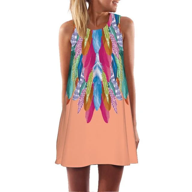 Orange Feather