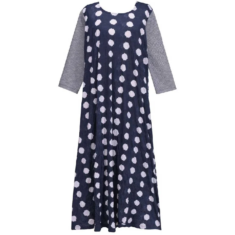 Alembika Navy Dot Dress