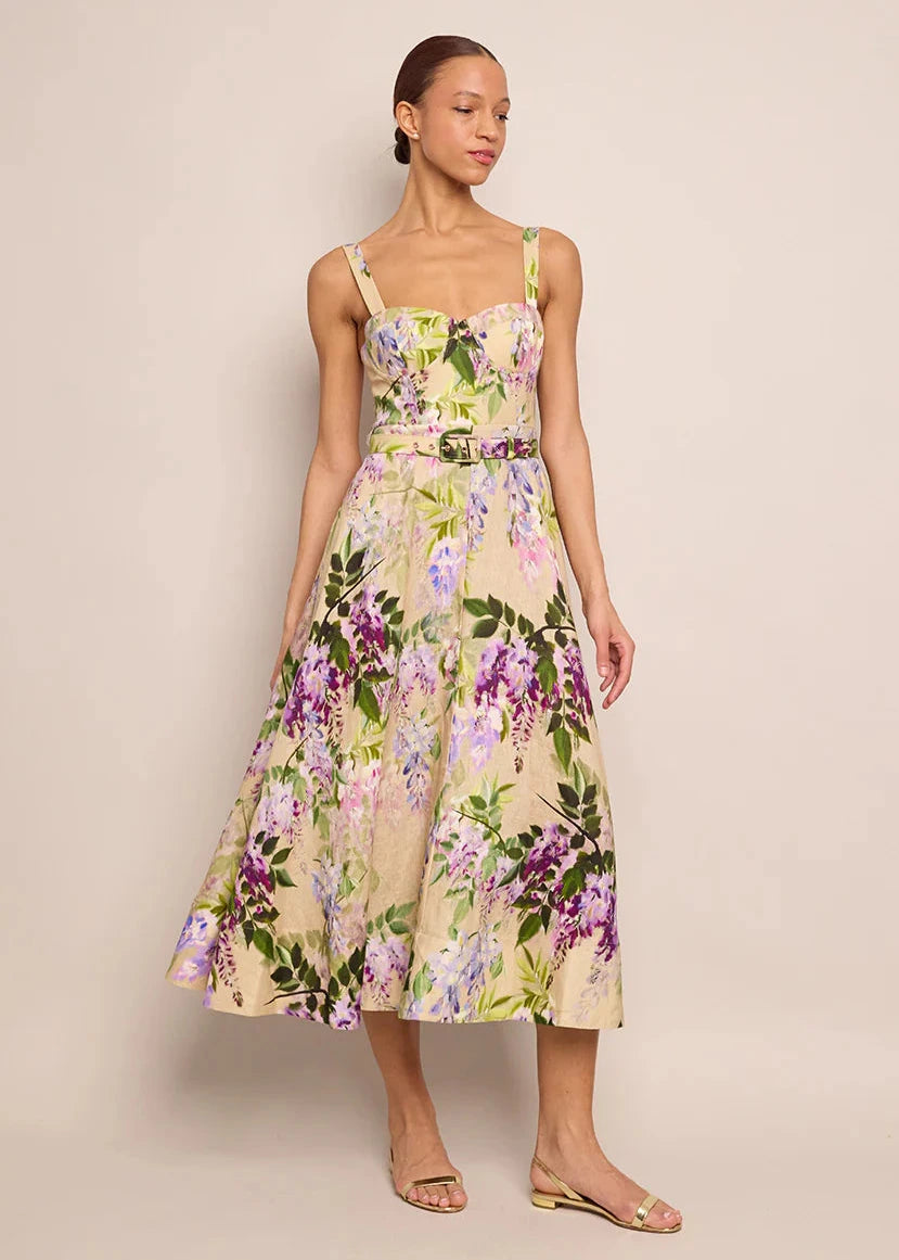 CALYPSO DRESS IN WISTERIA GINGER