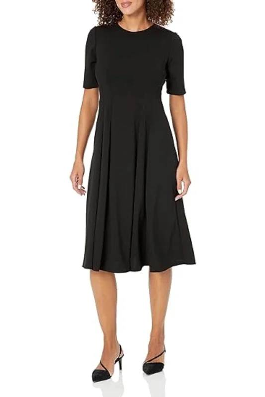 Maggy London G5028M - Tea Length A-Line Dress