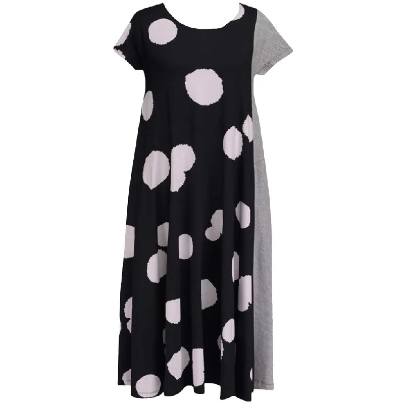 Alembika Dot Black Dress