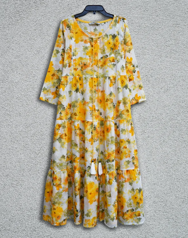 Yellow Printed