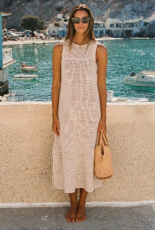 Paloma Dress In Ecru