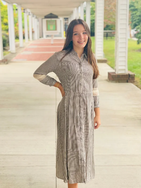 - Charmed Button Dress