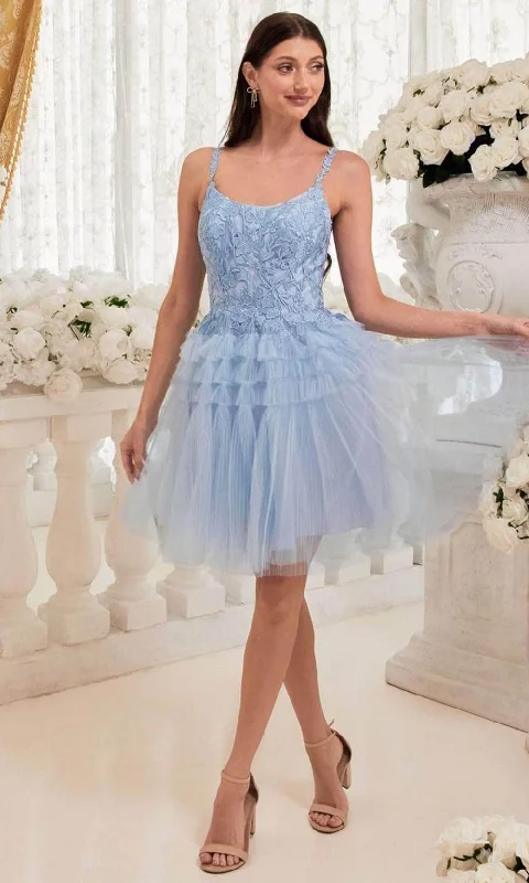 Ladivine 9310 - A-line Cocktail Dress