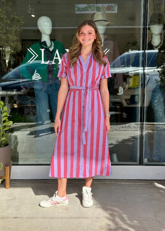 LIORA DRESS IN LILAC RUBY