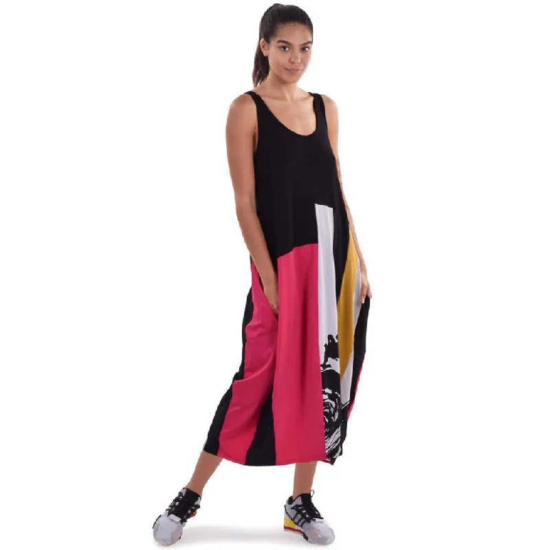 Alembika Line Colorblock Dress