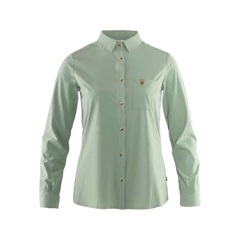 Fjällräven Övik lite Shirt LS W Casual Slouchy Short Sleeve