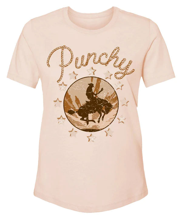 LADIES HOOEY "PUNCHY" TSHIRT Stylish Split-Hem Short Shirt