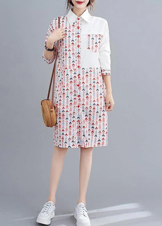 Style Pink Print Top Lapel Patchwork Daily Spring Shirts Casual Button-Down Short Shirt Style Pink Print Top Lapel Patchwork Daily Spring Shirts Casual Button-Down Short Shirt