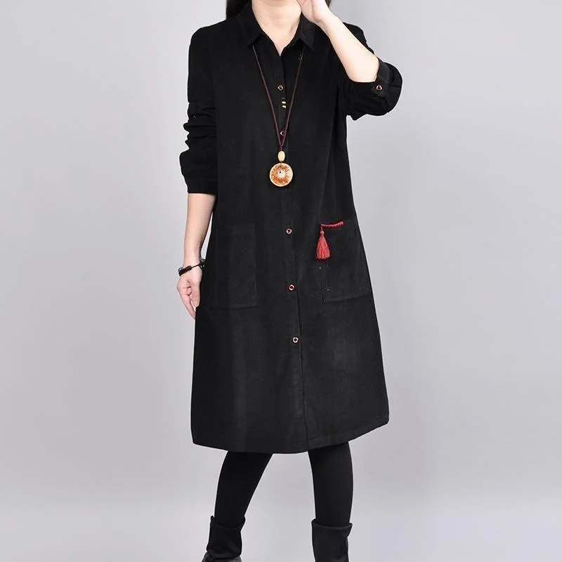 fine black cotton tops plussize cotton cotton t shirt New lapel collar big pockets cotton clothing tops Fashionable Rounded Short Shirt fine black cotton tops plussize cotton cotton t shirt New lapel collar big pockets cotton clothing tops Fashionable Rounded Short Shirt