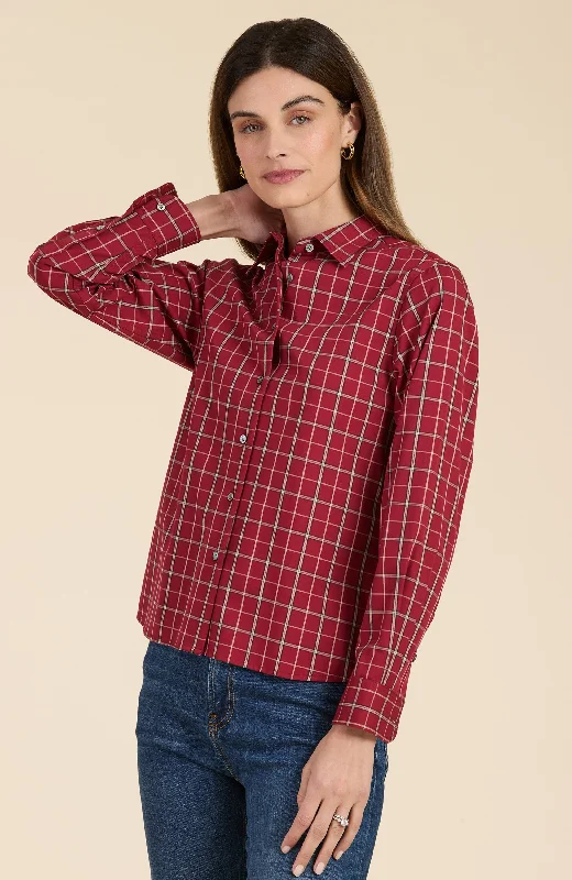 Wells Kinsbury Plaid Shirt - Kinsbury Plaid Comfortable Short Sleeve Tee