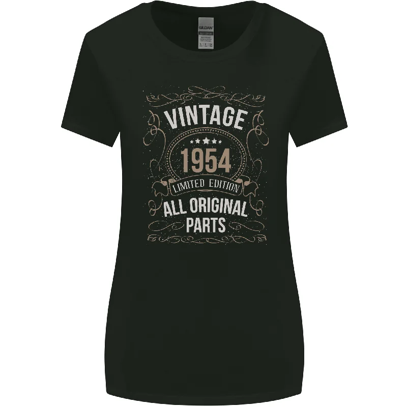 69th Birthday Limited Edition 1954 Womens Wider Cut T-Shirt Cashmere Blend Cotton Blend Poly Blend 69th Birthday Limited Edition 1954 Womens Wider Cut T-Shirt Cashmere Blend Cotton Blend Poly Blend