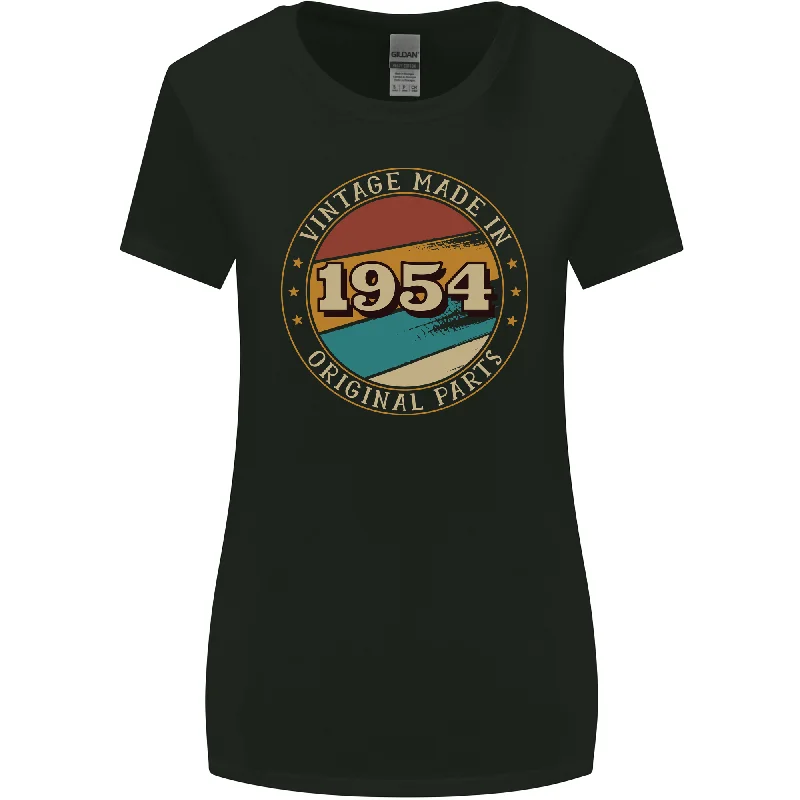 69th Birthday Vintage Made In 1954 Womens Wider Cut T-Shirt Terry Blend Velvet Blend Canvas Blend 69th Birthday Vintage Made In 1954 Womens Wider Cut T-Shirt Terry Blend Velvet Blend Canvas Blend