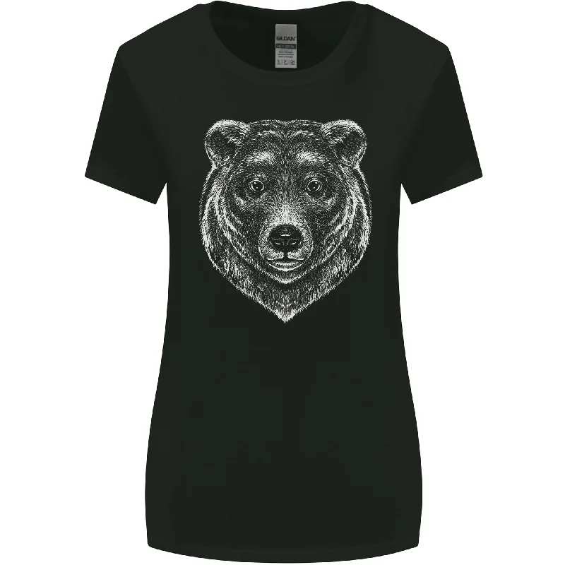 A Grizzly Bear Womens Wider Cut T-Shirt Boxy Fit Fitted Loose