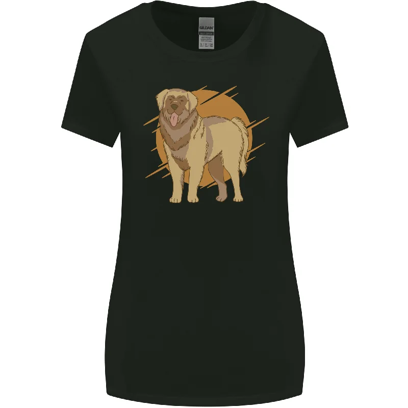 A Leonberger Dog Womens Wider Cut T-Shirt Anti-Shrink Durable Soft