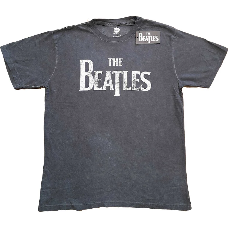 The Beatles | Official Band T-Shirt | Drop T Logo (Wash Collection) Chenille Blend Fleece Blend Nylon Blend The Beatles | Official Band T-Shirt | Drop T Logo (Wash Collection) Chenille Blend Fleece Blend Nylon Blend