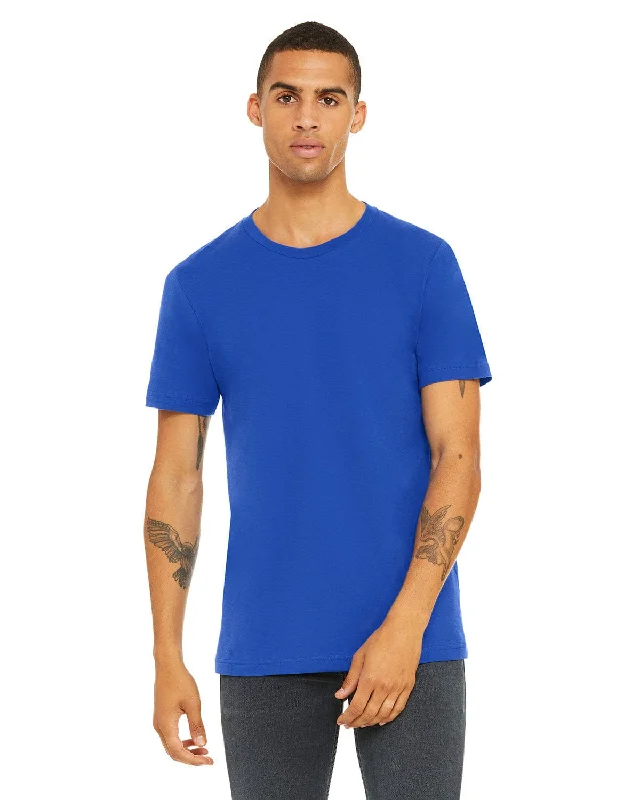 Bella+Canvas Unisex T-Shirt | True Royal Spandex Blend Rayon Blend Denim Blend