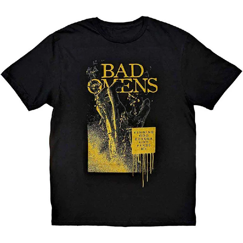 Bad Omens | Official Band T-Shirt | Holy Water Welt Pockets Slit Pockets Flap Pockets Bad Omens | Official Band T-Shirt | Holy Water Welt Pockets Slit Pockets Flap Pockets