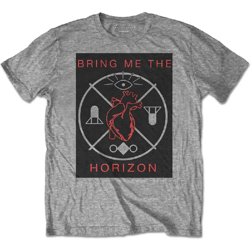 Bring Me The Horizon | Official Band T-Shirt | Heart & Symbols Collared Crew Neck Turtle Neck Bring Me The Horizon | Official Band T-Shirt | Heart & Symbols Collared Crew Neck Turtle Neck
