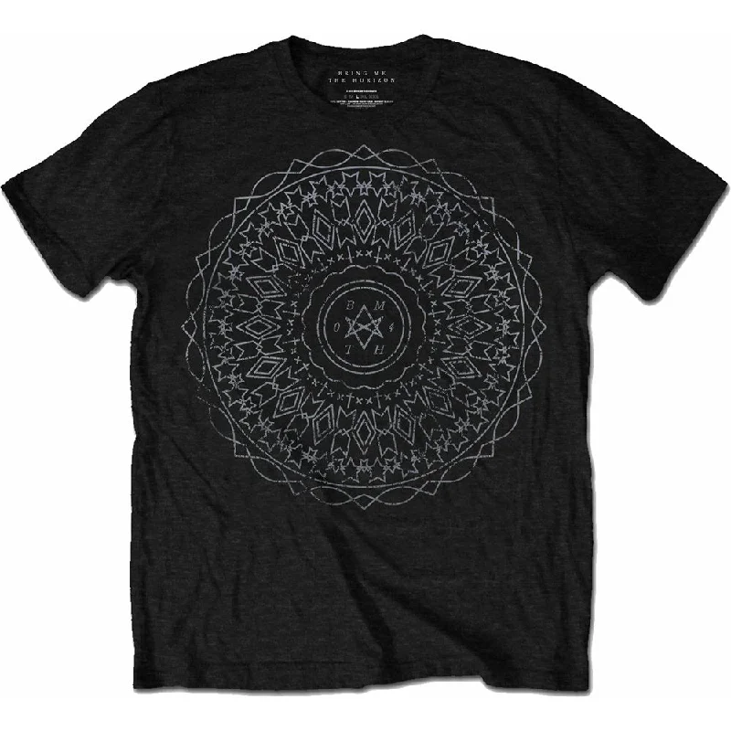 Bring Me The Horizon | Official Band T-Shirt | Kaleidoscope Front Pockets Side Pockets Patch Pockets Bring Me The Horizon | Official Band T-Shirt | Kaleidoscope Front Pockets Side Pockets Patch Pockets
