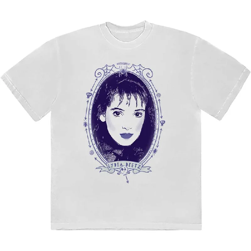 Warner Bros | Official Band T-Shirt | Beetlejuice Lydia Deetz Framed Elasticated Padded Insulated