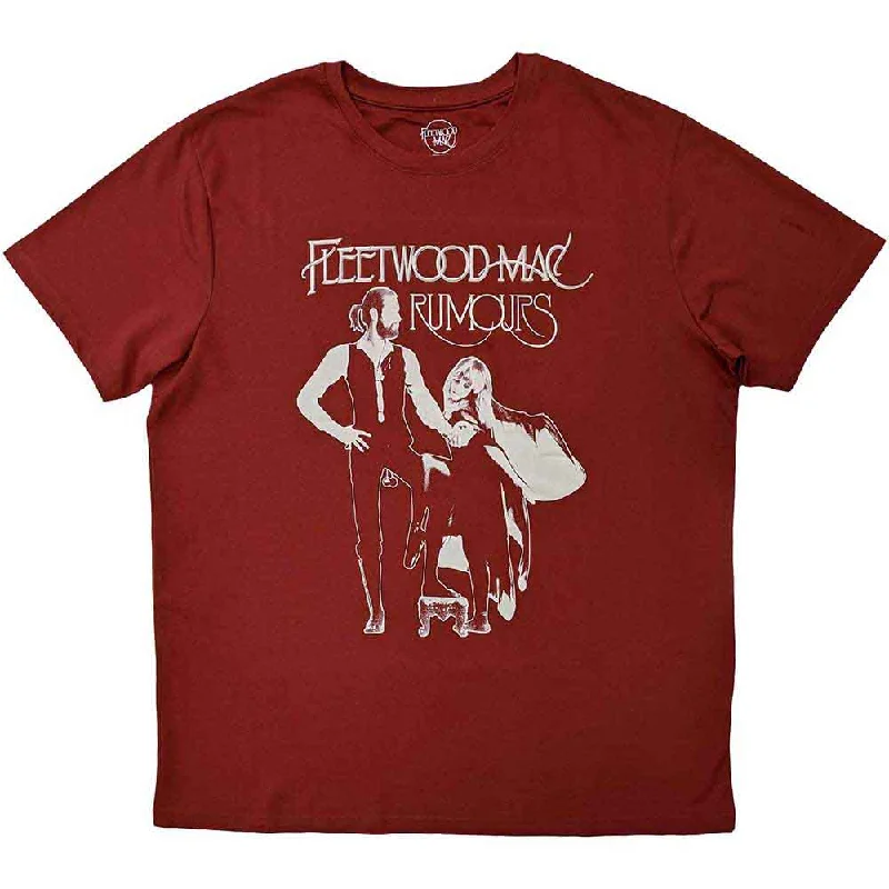 Fleetwood Mac | Official Band T-Shirt | Rumours Red Chenille Fabric Brocade Fabric Lace Fabric