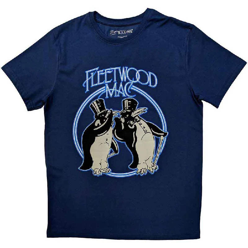 Fleetwood Mac | Official Band T-Shirt | Penguins Blue Chenille Fabric Brocade Fabric Lace Fabric Fleetwood Mac | Official Band T-Shirt | Penguins Blue Chenille Fabric Brocade Fabric Lace Fabric
