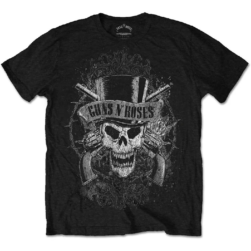 Guns N' Roses | Official Band T-Shirt | Faded Skull Oversized T-Shirt Spandex breathable Guns N' Roses | Official Band T-Shirt | Faded Skull Oversized T-Shirt Spandex breathable
