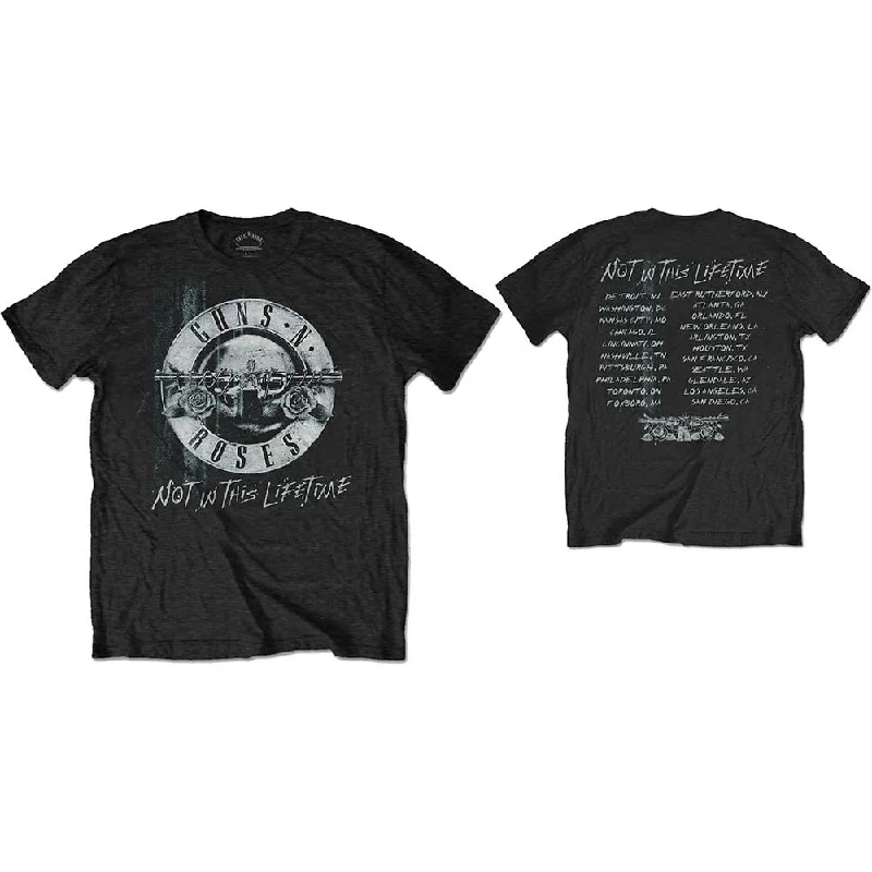 Guns N' Roses | Official Band T-Shirt | Not in this Lifetime Tour Xerox (Back Print) Print Jacquard Patchwork Guns N' Roses | Official Band T-Shirt | Not in this Lifetime Tour Xerox (Back Print) Print Jacquard Patchwork