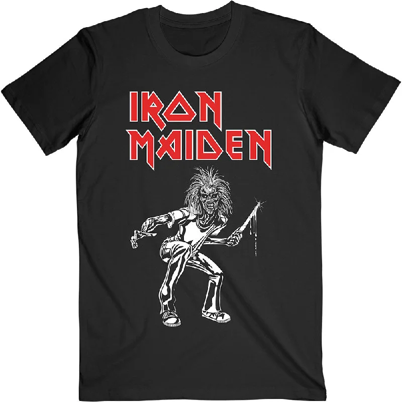 Iron Maiden | Official Band T-Shirt | Autumn Tour 1980 (Back Print) Welt Pockets Slit Pockets Flap Pockets Iron Maiden | Official Band T-Shirt | Autumn Tour 1980 (Back Print) Welt Pockets Slit Pockets Flap Pockets