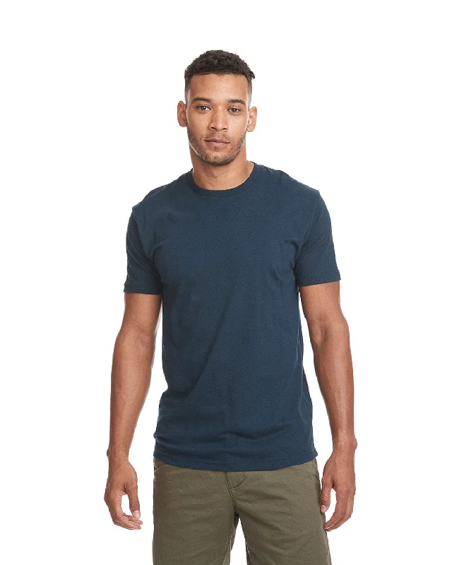 Next Level Unisex Short Sleeve T-Shirt | Cool Blue Print Jacquard Patchwork