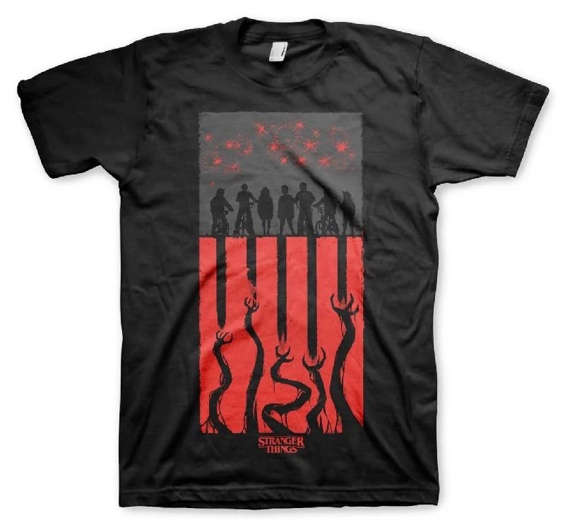 Stranger Things | Official Band T-Shirt | Flag Cozy Warm Stylish