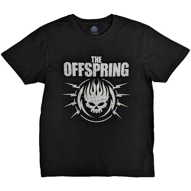 The Offspring | Official Band T-Shirt | Bolt Logo Collared Crew Neck Turtle Neck