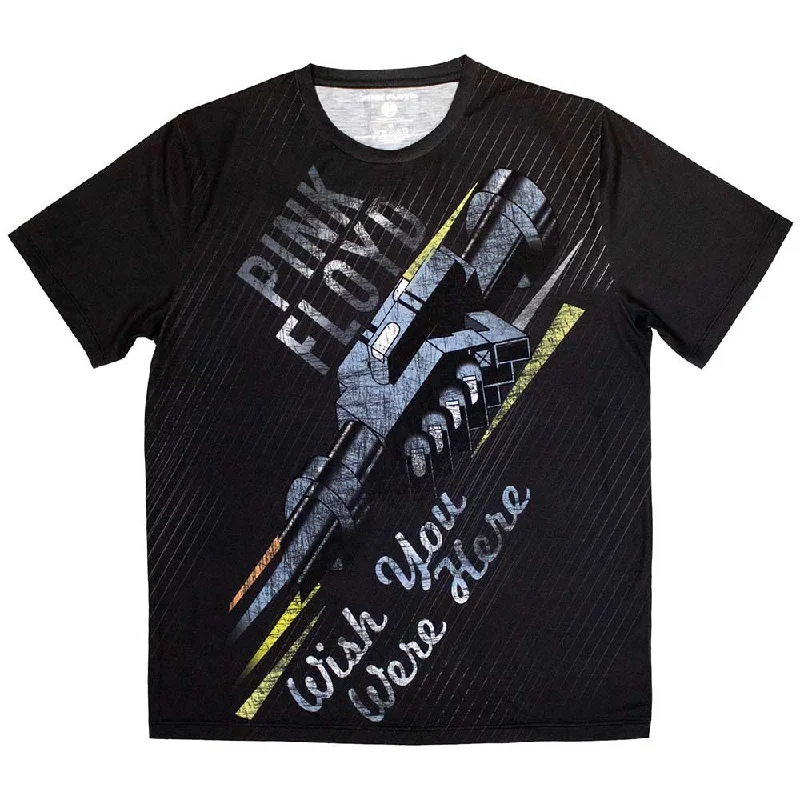 Pink Floyd | Official Band Sublimation T-Shirt | Wish You Were Here Fashionable Trendy Casual Pink Floyd | Official Band Sublimation T-Shirt | Wish You Were Here Fashionable Trendy Casual