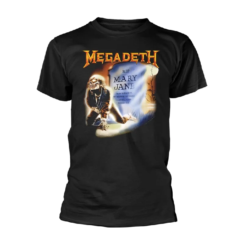 Megadeth | Official Band T-shirt | Mary Jane (back print) Chenille Brocade Lace