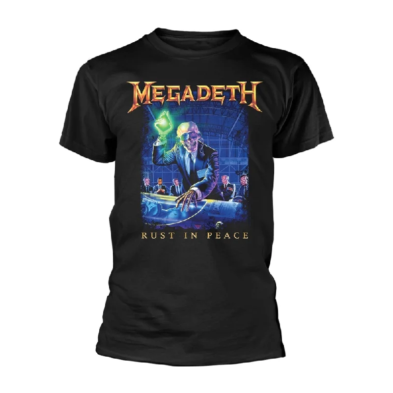 Megadeth | Official Band T-shirt | Rust In Peace PH (back print) Elasticated Padded Insulated