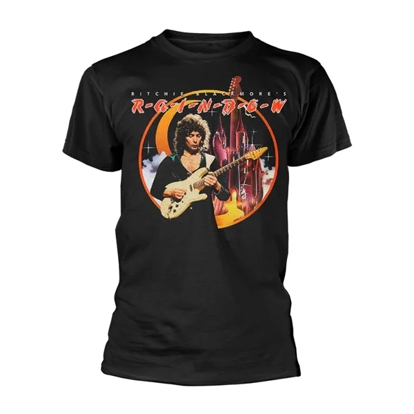 Rainbow | Official Band T-Shirt | Ritchie Blackmore's Rainbow Photo Welt Pockets Slit Pockets Rainbow | Official Band T-Shirt | Ritchie Blackmore's Rainbow Photo Welt Pockets Slit Pockets