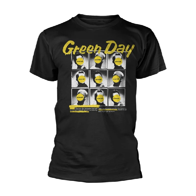 Green Day | Official Band T-shirt | Nimrod Yearbook Polka Dot Checkered Tartan