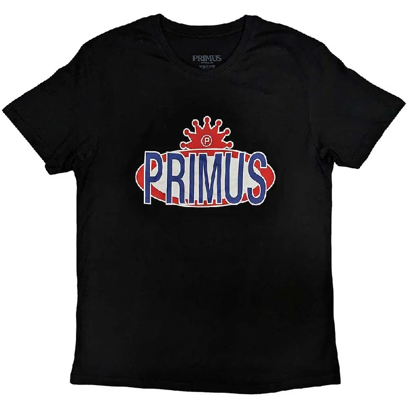 Primus | Official Band T-Shirt | Zingers Logo Zippered Front Buttoned Front Snap Front