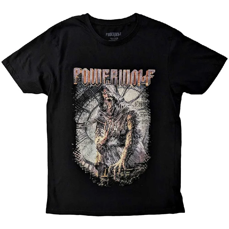 Powerwolf| Official Band  T-Shirt | No Prayer (Back Print) Lace Blend Ribbed Blend Corduroy Blend